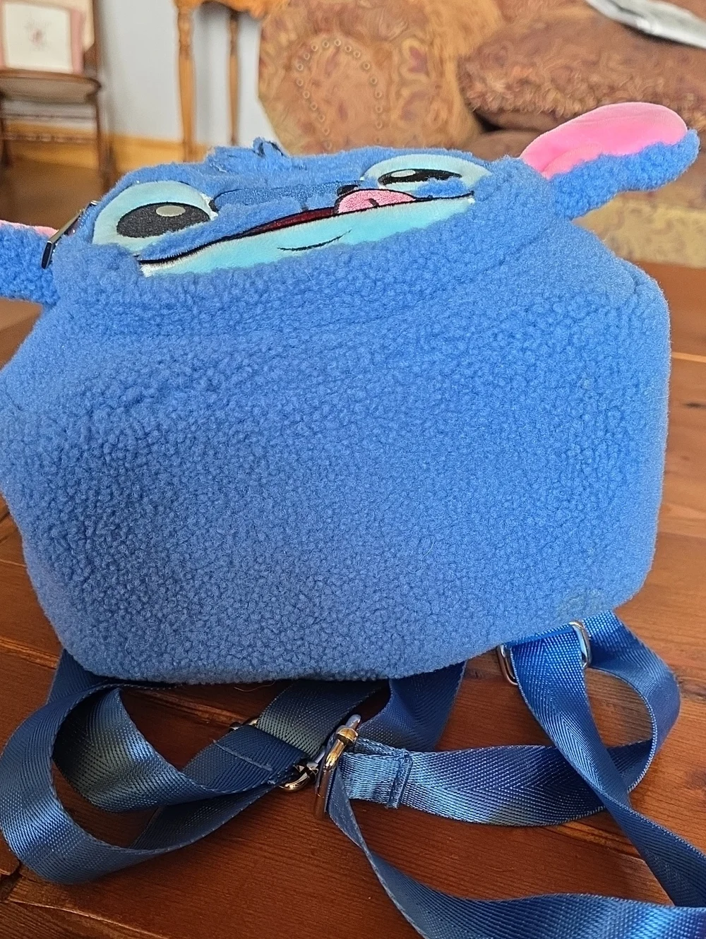 Disney Stitch Mini Sherpa Backpack